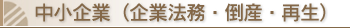 中小企業（企業法務・倒産・再生）