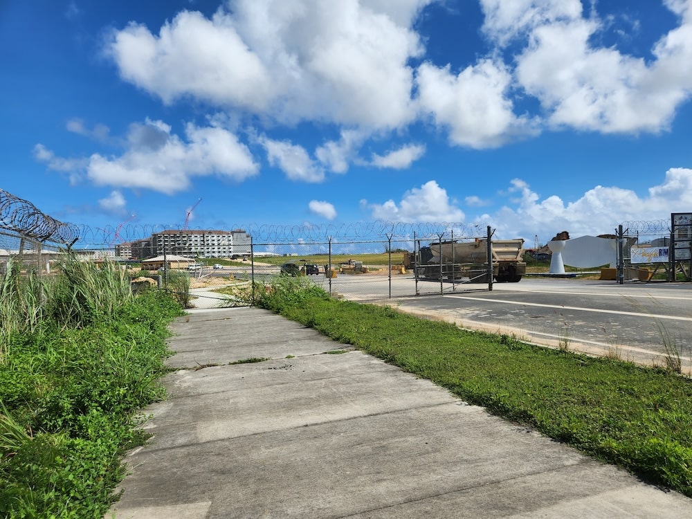 グアム・建設中アメリカ軍基地 キャンプ・プラズ